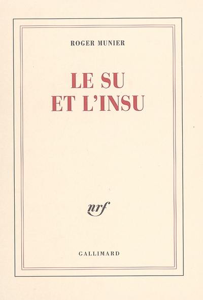 Le su et l'insu : opus incertum IV (1987-1989)