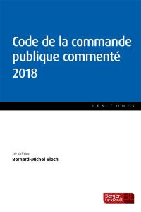 Code de la commande publique commenté 2018