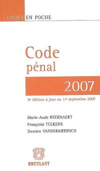 Code pénal 2007
