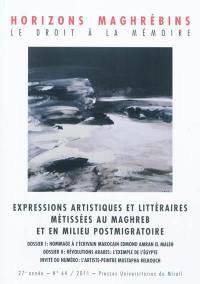 Horizons maghrébins, n° 64. Expressions artistiques et littéraires métissées au Maghreb et en milieu postmigratoire