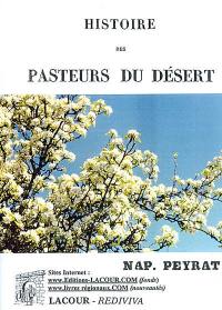 Histoire des pasteurs du désert : depuis la révocation de l'édit de Nantes jusqu'à la Révolution française. Vol. 1. 1685-1789. Vol. 1