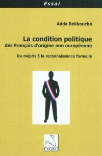 La condition politique des Français d'origine non européenne : du mépris à la reconnaissance formelle