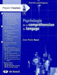 Psychologie de la compréhension du langage
