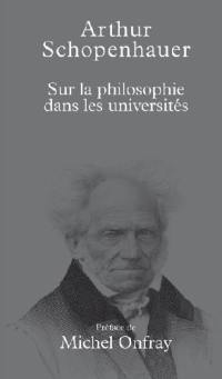 Sur la philosophie dans les universités