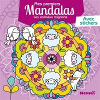 Les animaux mignons : mes premiers mandalas avec stickers