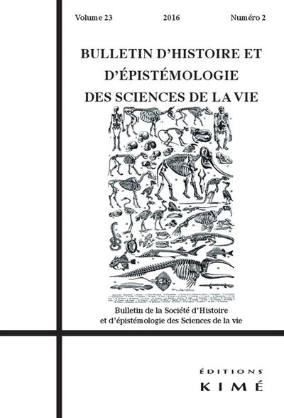Bulletin d'histoire et d'épistémologie des sciences de la vie, n° 23-2. images et classifications du vivant