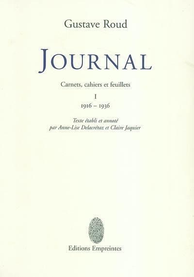 Journal : carnets, cahiers et feuillets