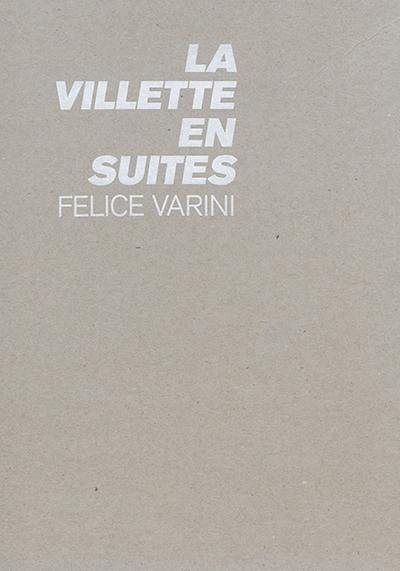 Felice Varini : la Villette en suites