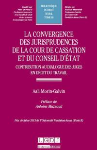La convergence des jurisprudences de la Cour de cassation et du Conseil d'Etat : contribution au dialogue des juges en droit du travail
