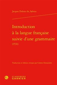 Introduction à la langue française. Grammaire (1531)
