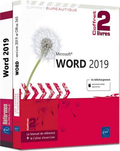 Word 2019 : coffret 2 livres