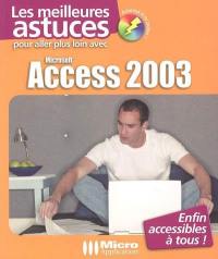 Pour aller plus loin avec Access 2003
