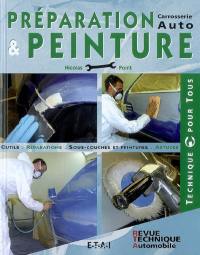 Préparation & peinture carrosserie auto : outils, réparations, sous-couches et peintures, astuces