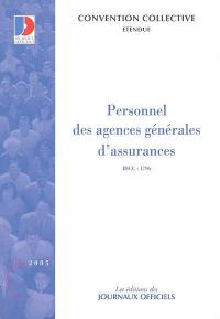 Personnels des agences générales d'assurances : convention collective nationale du 2 juin 2003, étendue par arrêté du 9 décembre 2003