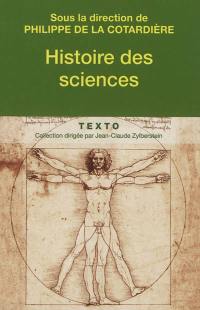 Histoire de sciences : de l'antiquité à nos jours