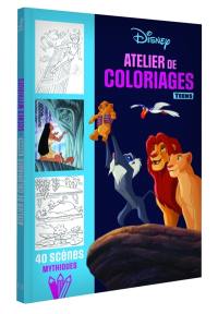 DISNEY TEENS : Atelier de coloriages : Les scènes mythiques