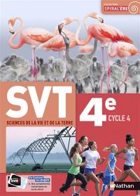 SVT, sciences de la vie et de la Terre 4e, cycle 4