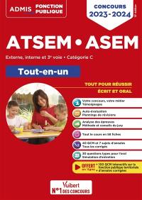 ATSEM, ASEM : externe, interne et 3e voie, catégorie C : tout-en-un, concours 2023-2024