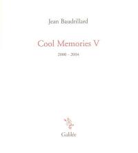 Cool memories. Vol. 5. 2000-2004