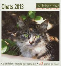 Chats 2013 : calendrier semaine par semaine : 53 cartes postales