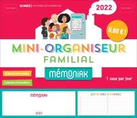 Mini-organiseur familial 2022 : 16 mois, de septembre 2021 à décembre 2022