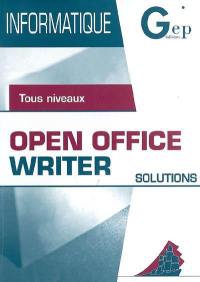 Open Office Writer : solutions
