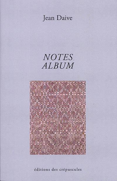 Notes. Album