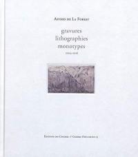 Gravures, lithographies monotypes : 2004-2016