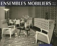 Ensembles mobiliers. Vol. 13. 1954