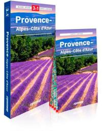Provence-Alpes-Côte d'Azur : 3 en 1 : guide, atlas, carte laminée