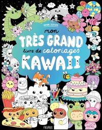 Mon très grand livre de coloriages kawaii