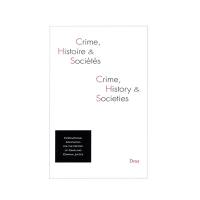 Crime, histoire et sociétés, n° 2 (2018)