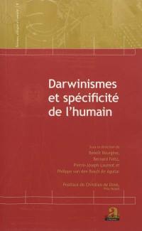Darwinismes et spécificité de l'humain