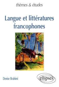 Langue et littératures francophones
