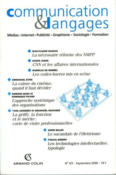 Communication & langages, n° 125