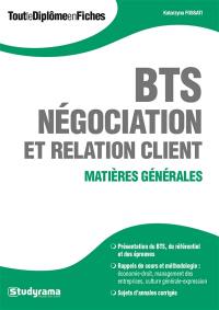 BTS négociation et relation client : matières générales
