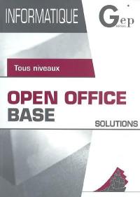 Open Office Base : solutions