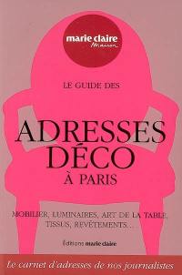 Le guide des 1.000 adresses déco à Paris : mobilier, luminaires, art de la table, tissus, revêtements...