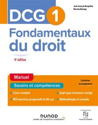 DCG 1, fondamentaux du droit : manuel, savoirs et compétences