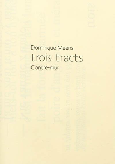 Trois tracts