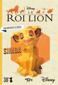 Le roi lion, Simba : un papertoy à créer