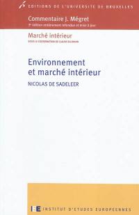 Environnement et marché intérieur