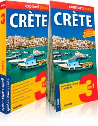 Crète : 3 en 1 : guide + atlas + carte