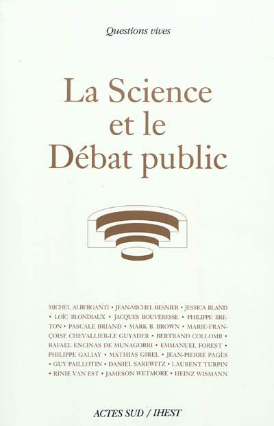 La science et le débat public