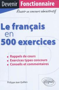 Le français en 500 exercices