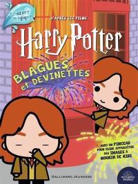 Harry Potter : blagues et devinettes, peinture magique : d'après les films