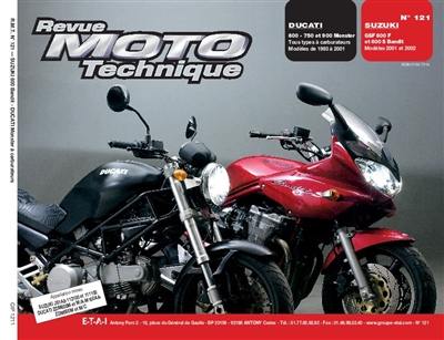 Revue moto technique, n° 121.1. Ducati Monster/Suzuki Bandit 600