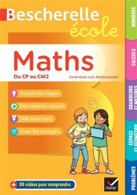 Bescherelle école maths : du CP au CM2 : conforme aux programmes