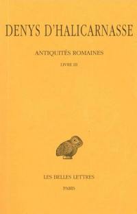 Antiquités romaines. Vol. 3