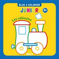 Bloc à colorier junior 3+ : les véhicules